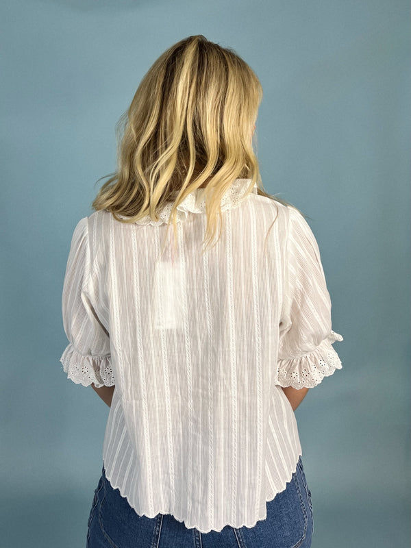 Real Deal Ruffle Blouse - ShopFringeClothing.com
