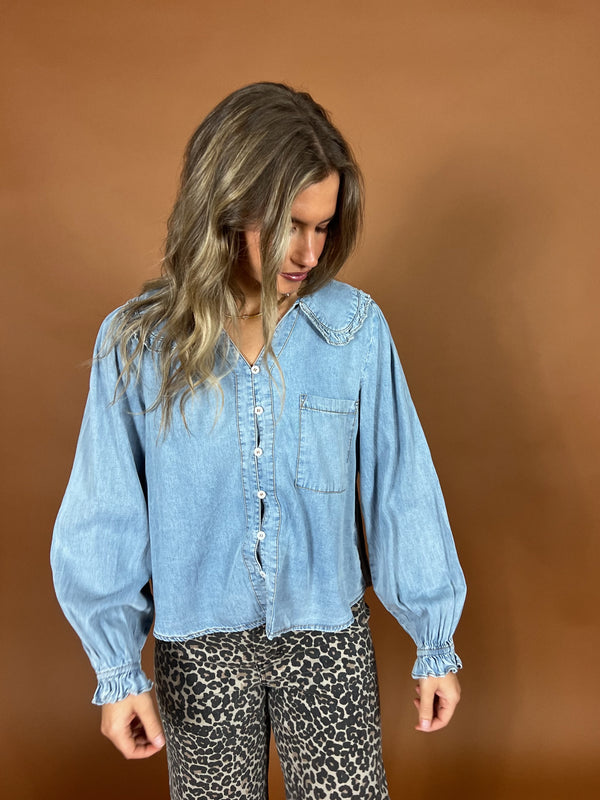 Midday Denim Blouse