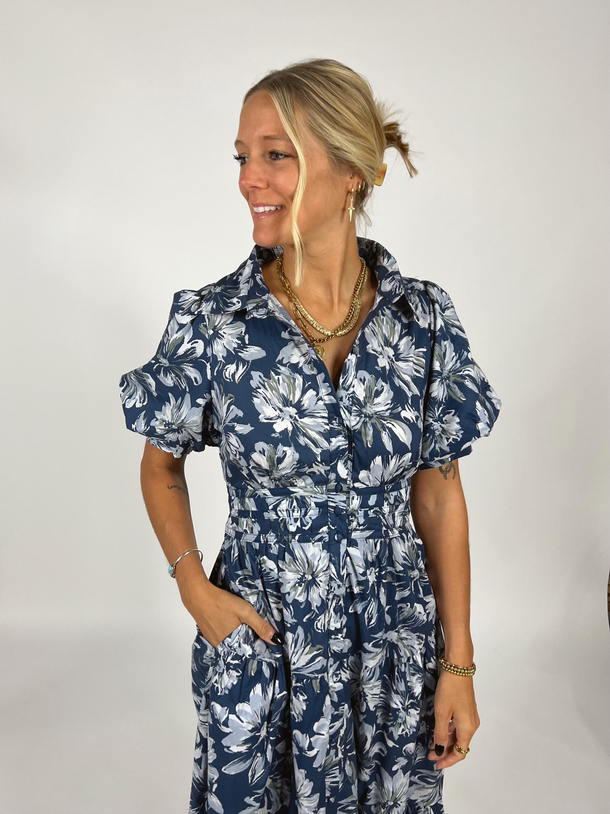 Blue Ivy Midi Dress - ShopFringeClothing.com Blue Ivy Midi Dress - ShopFringeClothing.com