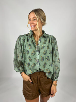Whimsy Floral Blouse