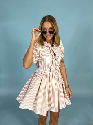 Tied And True Stripe Dress