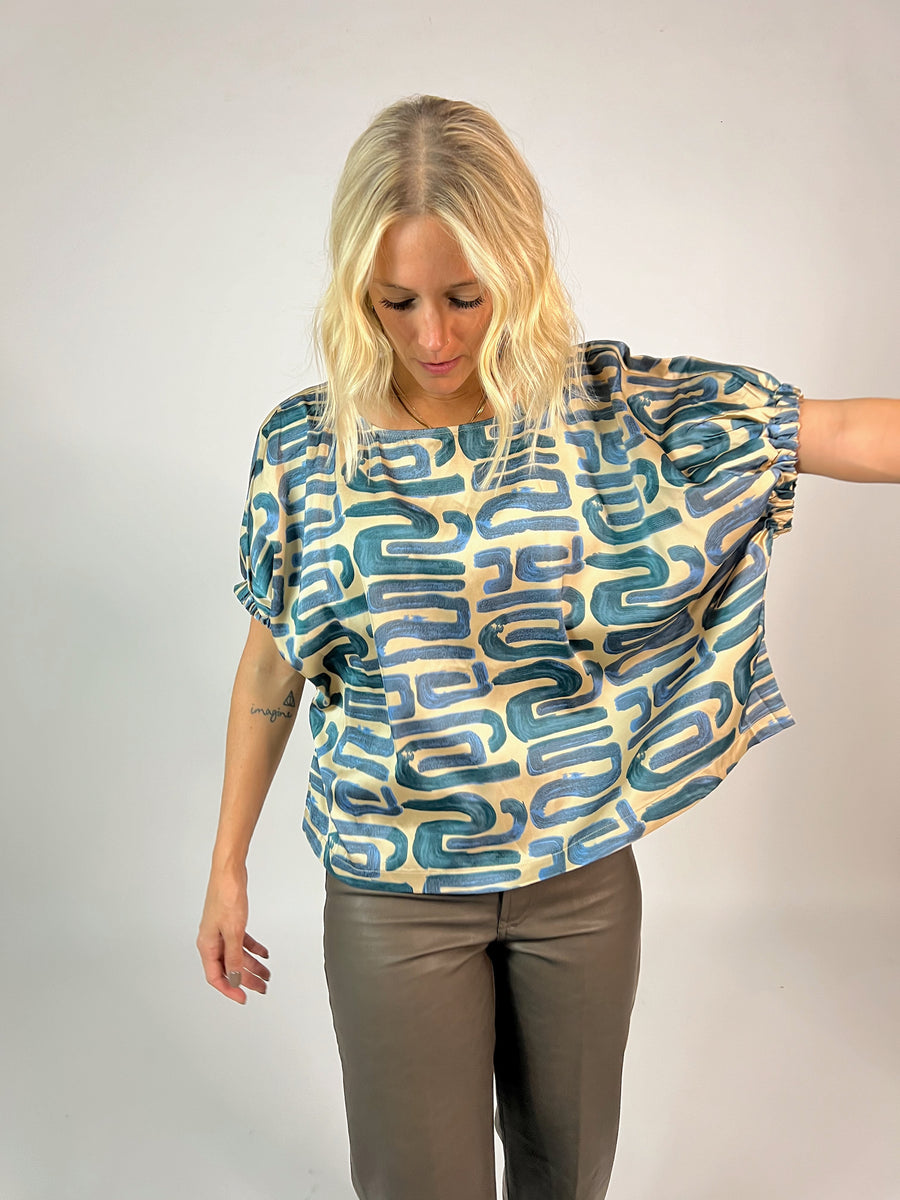 Seashore Round Neck Blouse