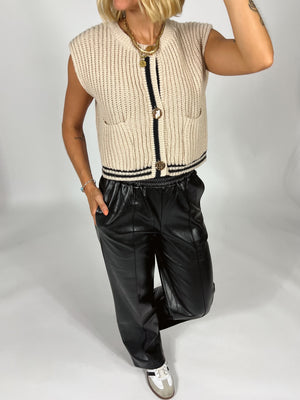Total Score Sweater Vest