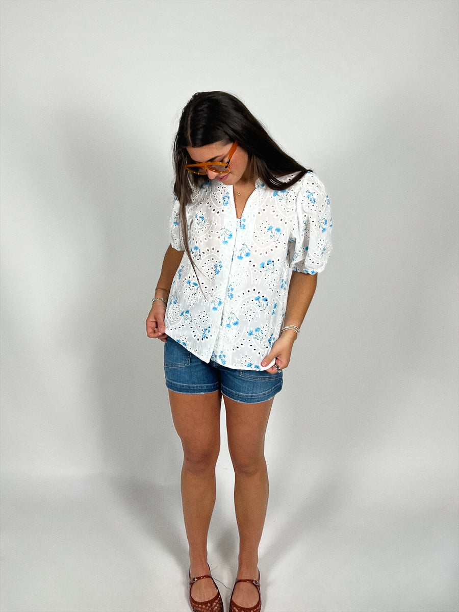 Valley Girl High Rise Shorts | Manhattan