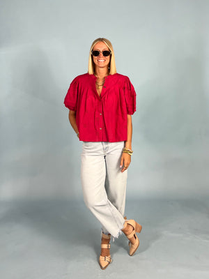 Feeling Flirty Eyelet Top