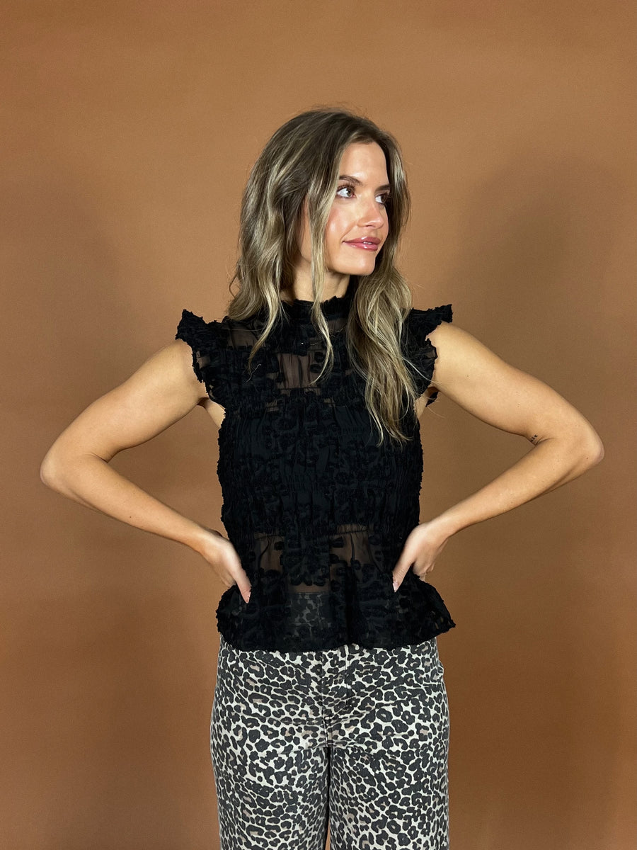 Meet Me At Midnight Lace Top