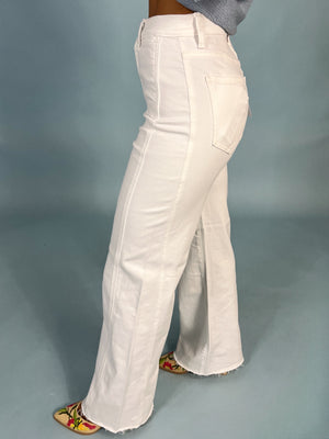 Far Out High Rise Wide Leg Jeans | Lamb