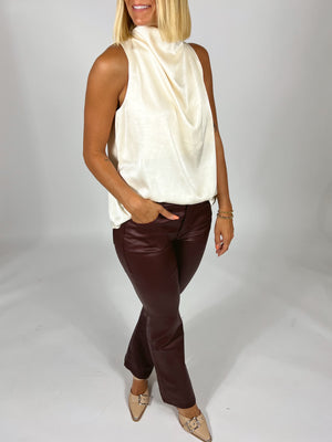 Satin Drape Tank