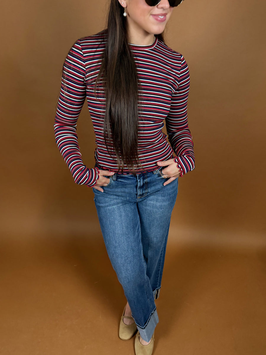 Frankie Stripe L/S Top