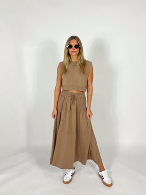 Boyish Skirt Set