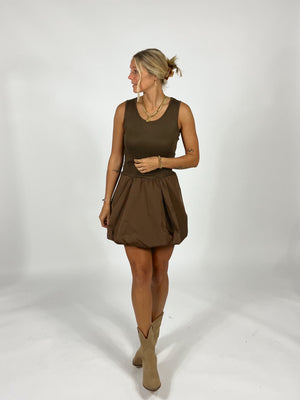 Cocoa Puff Bubble Dress