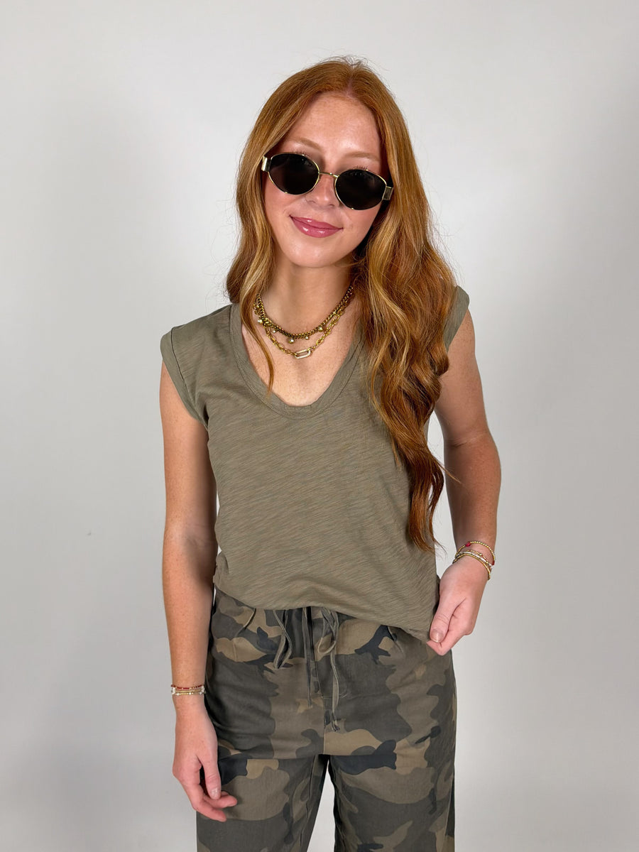 Basic Scoop Neck Tee