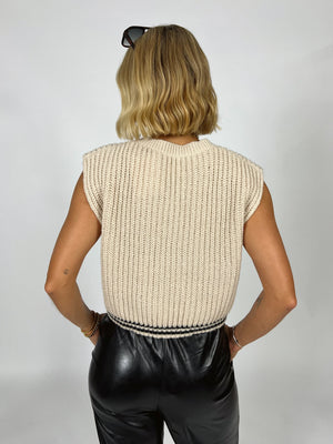 Total Score Sweater Vest