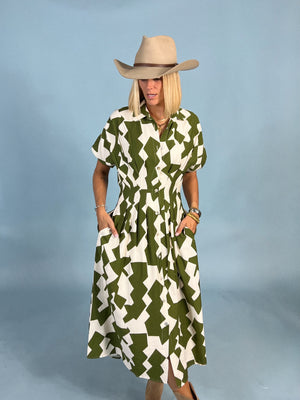 On The Mark Midi Dress