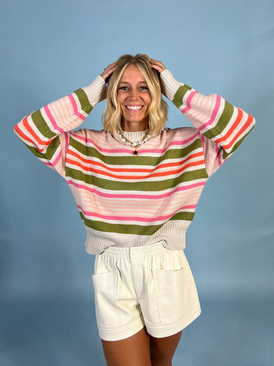 Orchard Stripe Knit Sweater