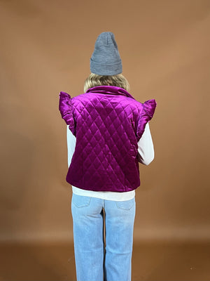 Glinda Velvet Vest