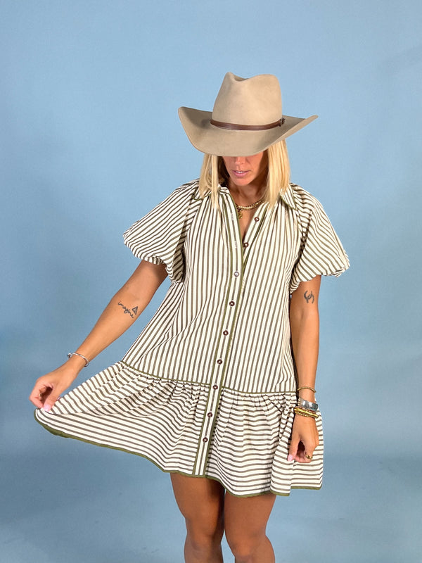 In Class Stripe Dress