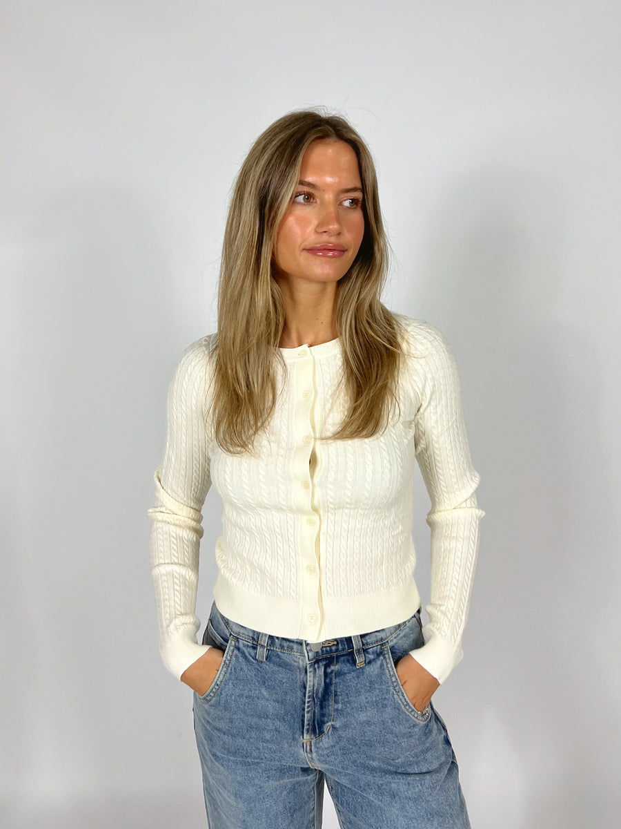 Sydney Cable Knit Cardigan