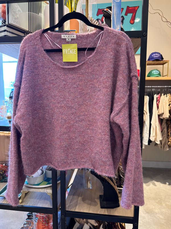 Dusty Pink Skies Sweater