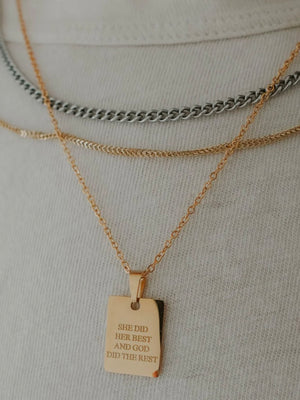 She Did Her Best Necklace