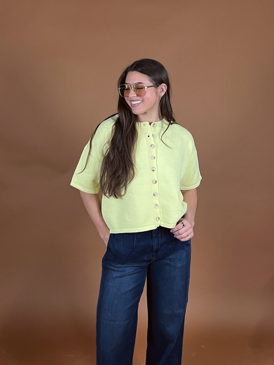 Marin Button Up Knit