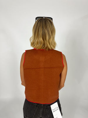 Cocoa Stitch Vest