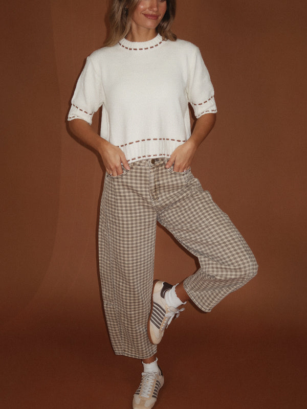Brownstone Barrel Leg Pants