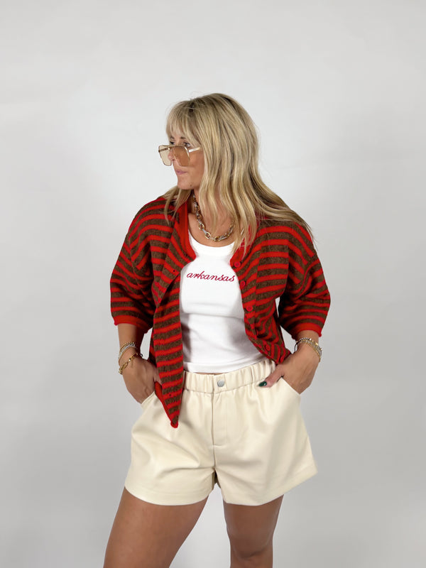 Love Me Not Stripe Cardigan