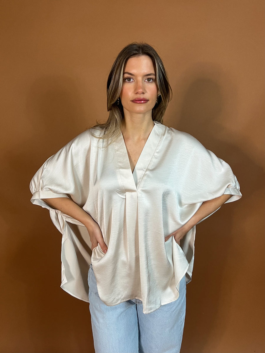 Cloud 9 Cream Blouse