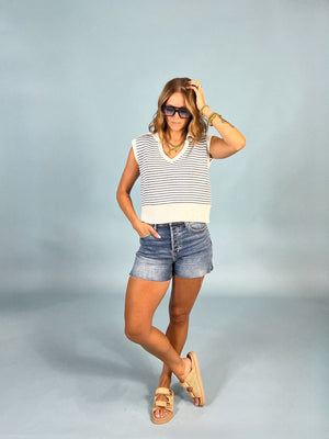 Save It V-Neck Knit Top