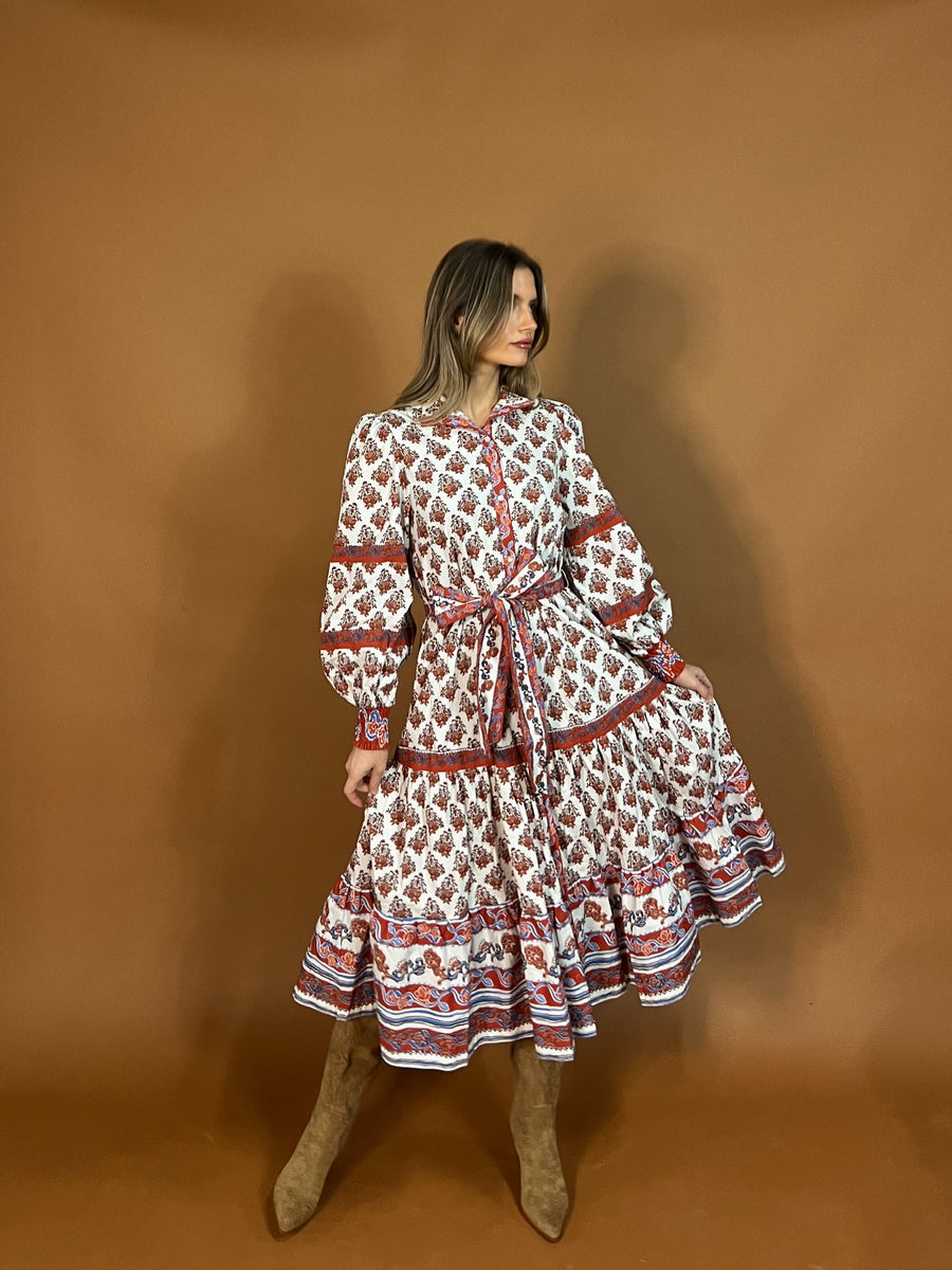 Painted Muse Midi Dress