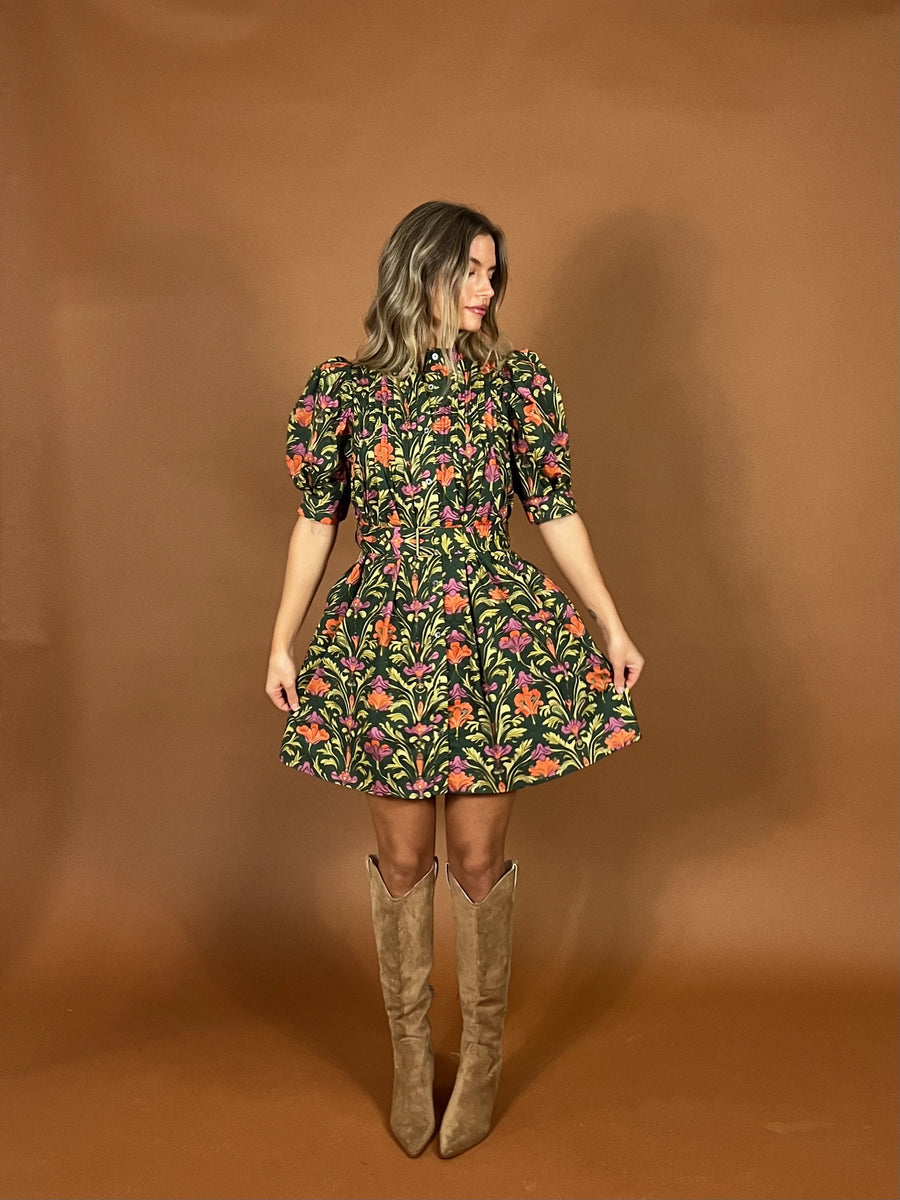 Florence Floral Belted Dress