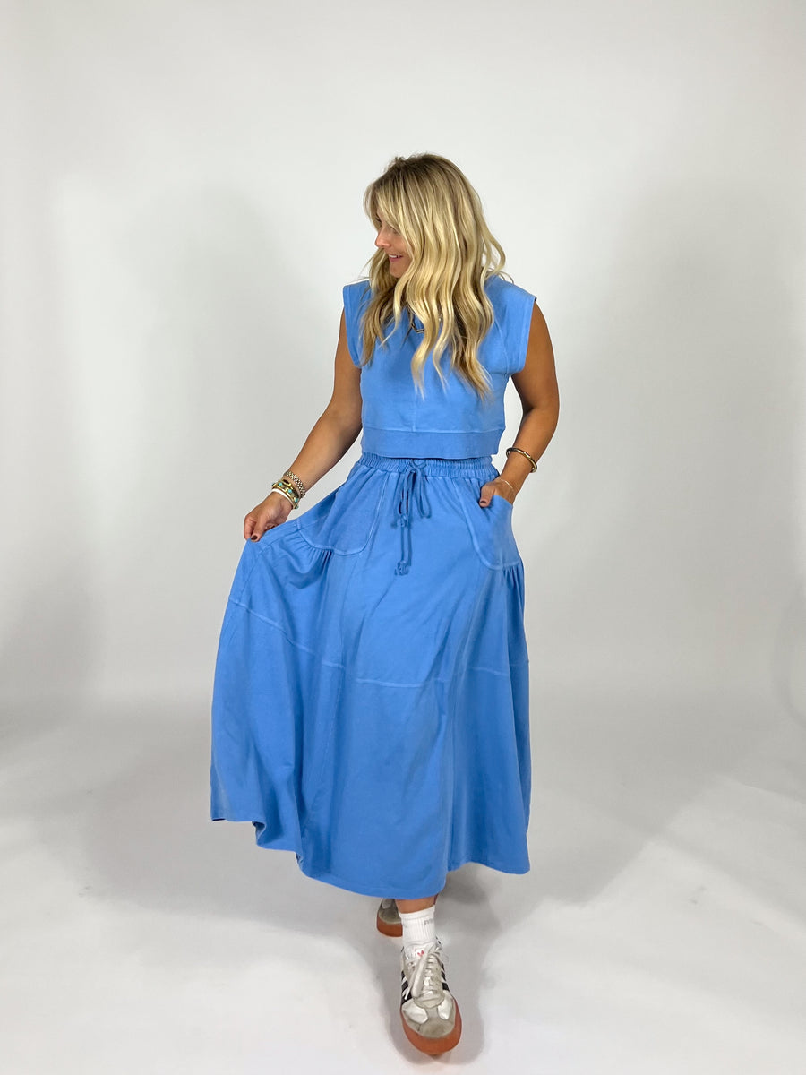 Boyish Skirt Set