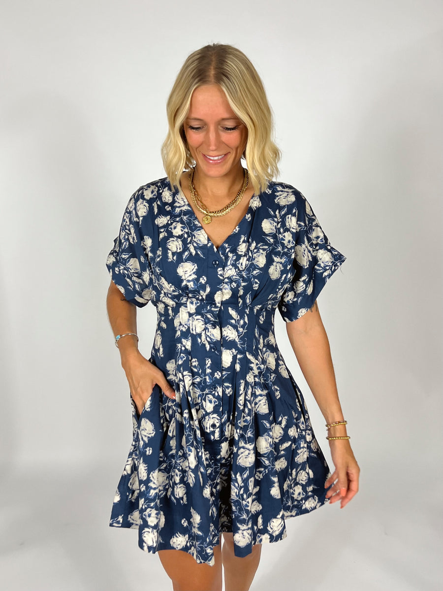 Midnight Floral Dress