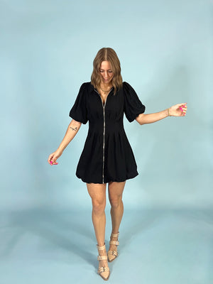 Madison Mini Bubble Hem Dress