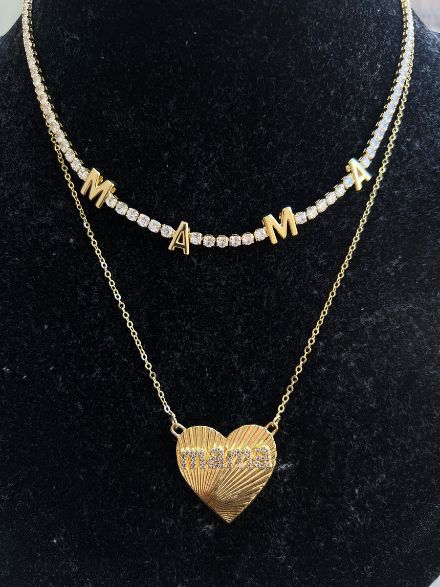 Mama Tennis Necklace