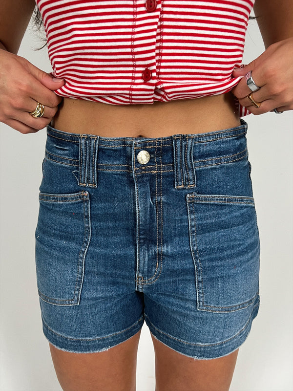 Valley Girl High Rise Shorts | Manhattan