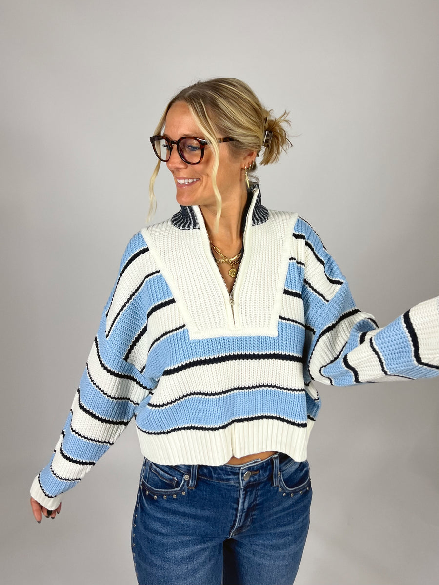 Playmaker Stripe Pullover