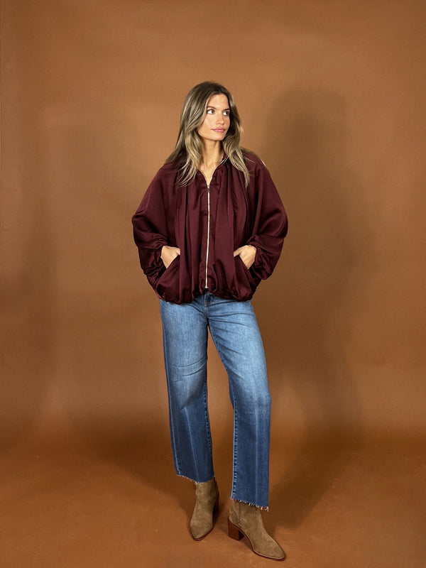 Prim Puffed Bomber Jacket