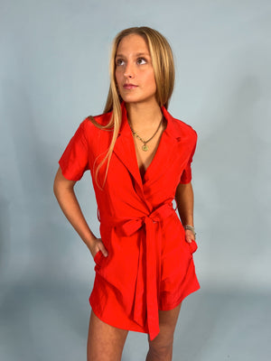 Good Mood Red Romper