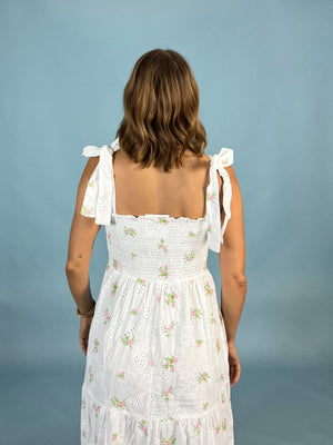Cherry Blossom Smocked Dress