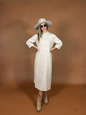 Frame Mockneck Sweater Dress