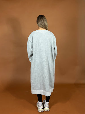 Grey Skies Long Cardigan