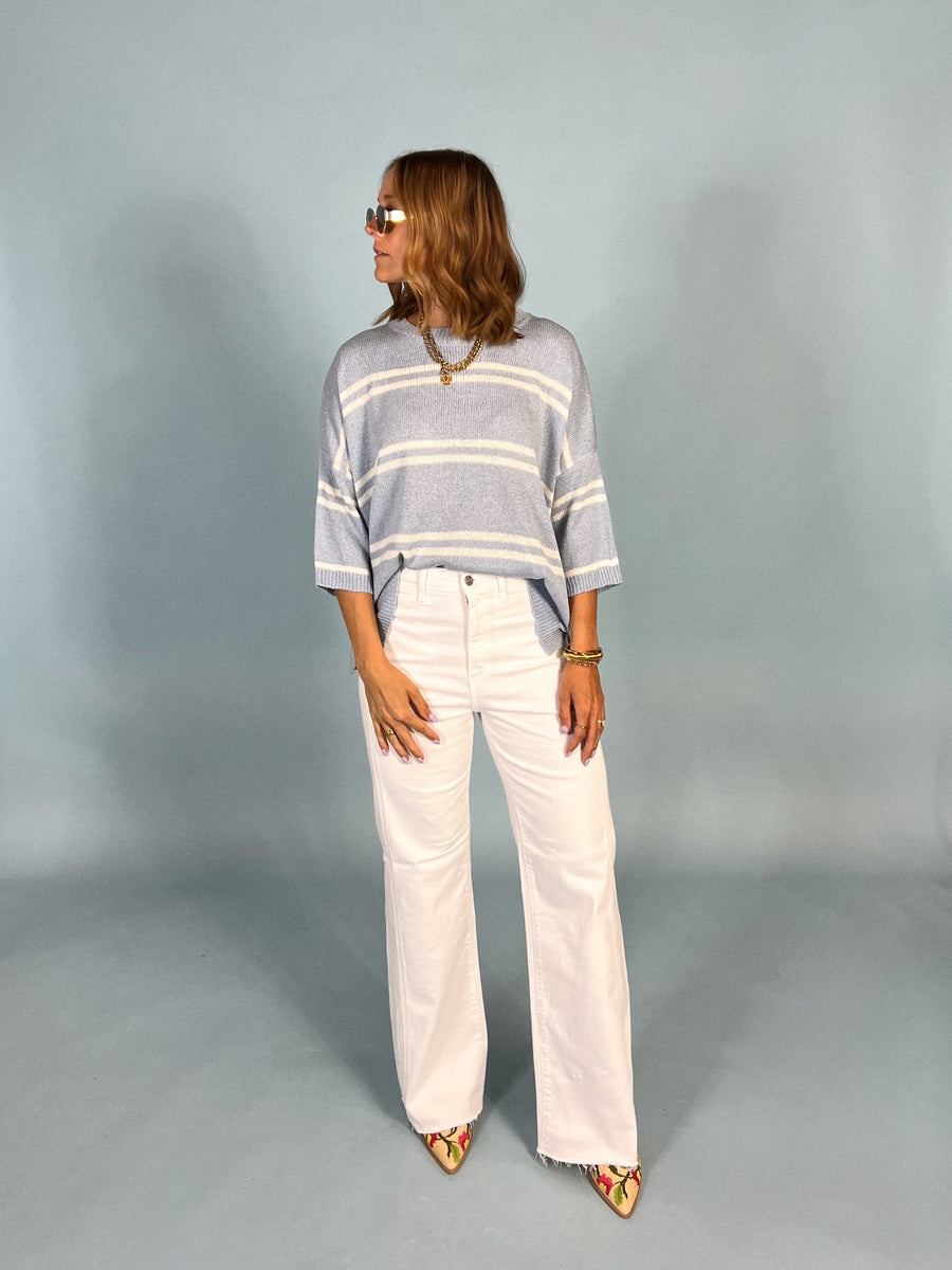 Clean Slate Drop Shoulder Top