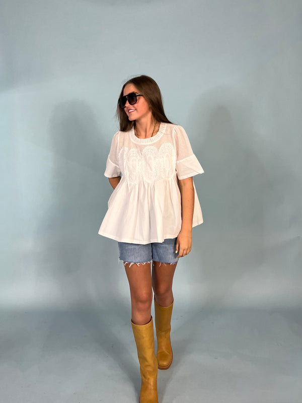 Peek And Chic Mesh Top