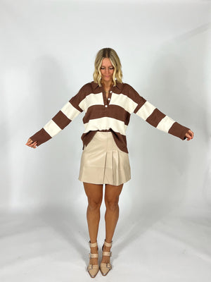 Easy Does It Collared Top