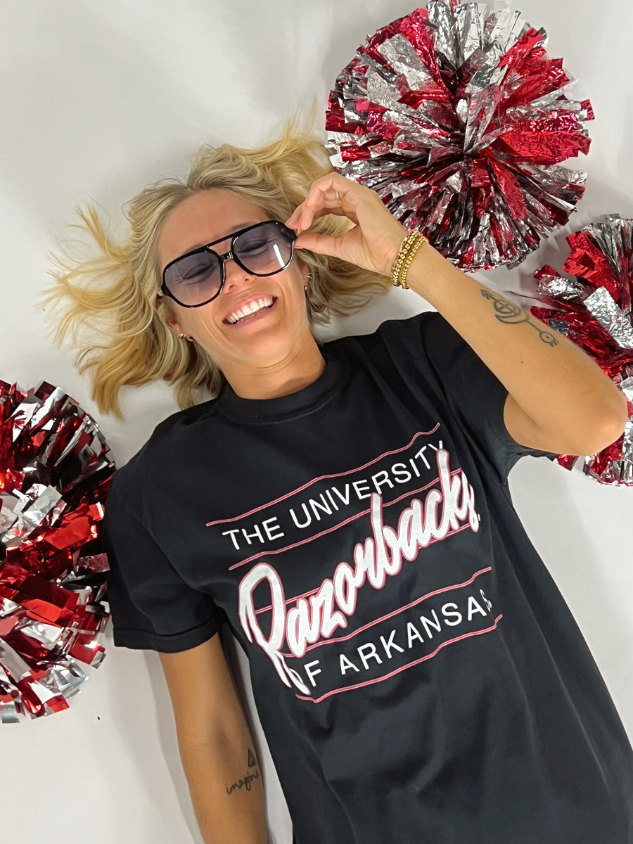 Razorback Script Tee