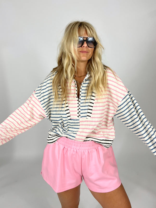 In The Mix Stripe Pullover