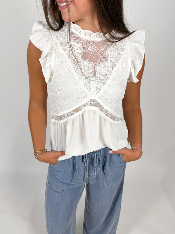 Sunday Best Lace Tank