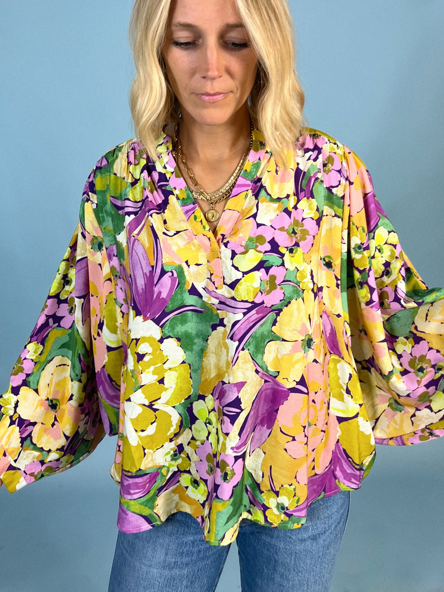 Cabana Calling Batwing Blouse